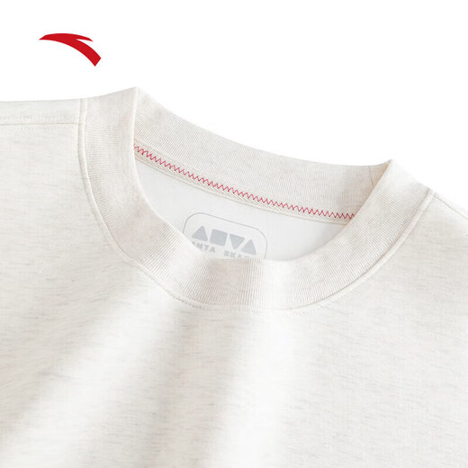 Anta (ANTA) skateboard culture men and women same dynamic technology 2025 spring couple sweatshirt pullover 172528703 C3892 gray flower gray-3 S