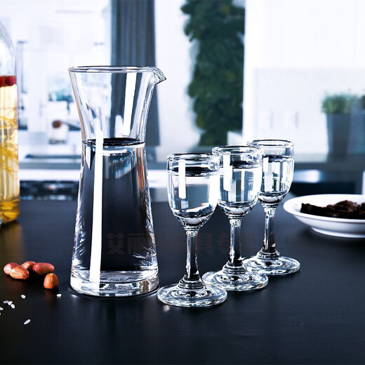 Ocean imported crystal glass tall white wine cup, small wine cup, wine divider set, household spirit cup, one cup, original imported 30ml, 6 pieces