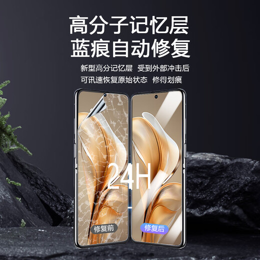 翎听适用于努比亚 Flip手机膜折叠屏内膜nubia高清软膜全包前膜NX724J磨砂全屏覆盖防摔外膜后膜防窥膜 努比亚Flip-高清全套膜【前膜+内膜+后膜】1套