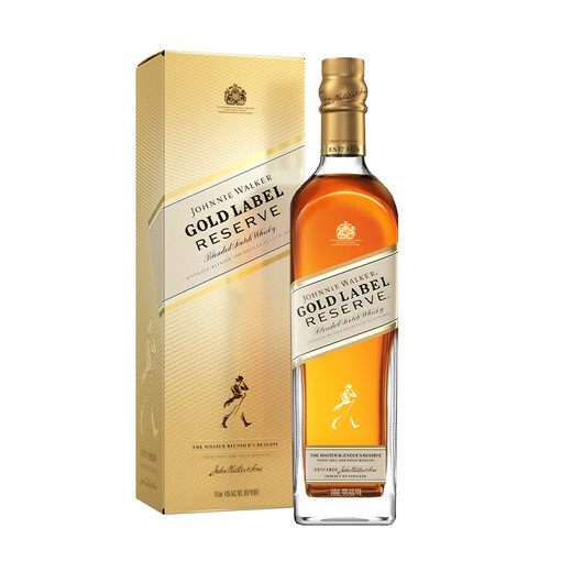 尊尼获加（JOHNNIE WALKER）苏格兰 调和威士忌酒 进口 洋酒 海外版 尊尼获加金牌 700mL 1瓶