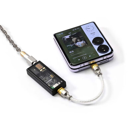 DDHIFI professional audio TC05 audio decoding amp cable TC05 M2 dual Type-C lossless OTG data signal transmission cable DAC decoding cable TC05 M2 (100CM)