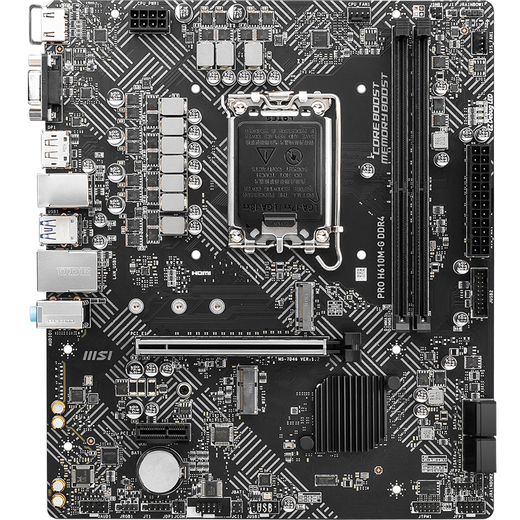 微星（MSI）12/13代/14代CPU主板套装i3 13100f 14100f 12100f 散片 PRO H610M-G DDR4 14代i3-14100F散片【三年店保】