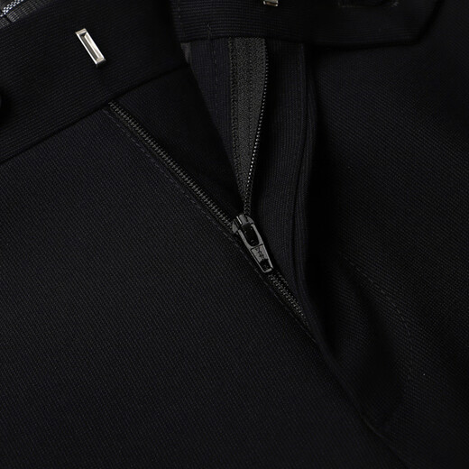 Qipai hot lava straight trousers men's spring and autumn business commuting men's warm casual trousers