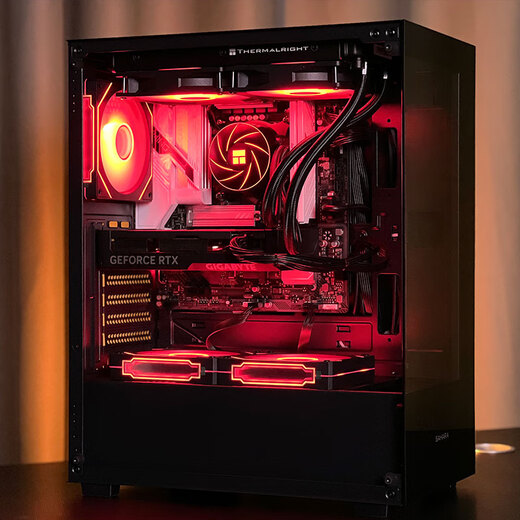 Gigabyte i7 12700KF/14700KF/RTX5060/5070/Ti graphics card live e-sports assembly computer host complete machine Delta mobile gaming desktop 5 14700KF丨RTX5060