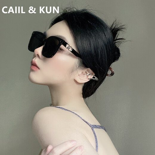 Caiilkun Site officiel Small C / K Lunettes de soleil Femmes GM High-Und Sense Ins GRAND FACE FACE MONTRANT LEMULES DE SORMES POLARISE