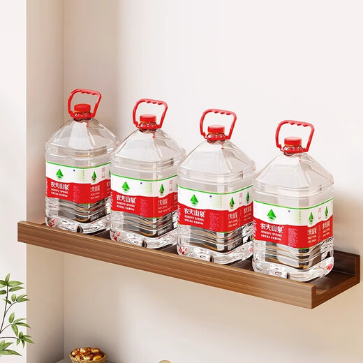 All are wall storage racks, one-word partition display rack, living room wall-mounted shelf organizer, simple wall-mounted shelf rack 60X15CM walnut color