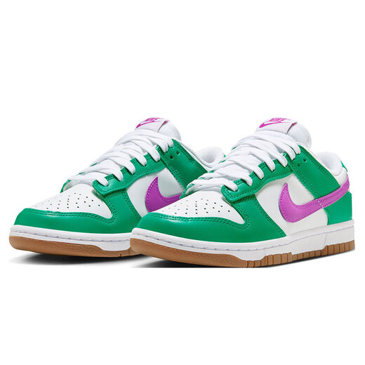 【95成新】耐克NIKE板鞋女休闲鞋 DUNK缓震舒适运动鞋 FD9922-151白绿35.5