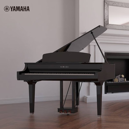 Yamaha (Yamaha) importierte High-End-vertikale CLP625/635/88 Key Hammer Hammer Adult Hammer Children Professional Grade Home Appano CLP-695GP (Schwarz)