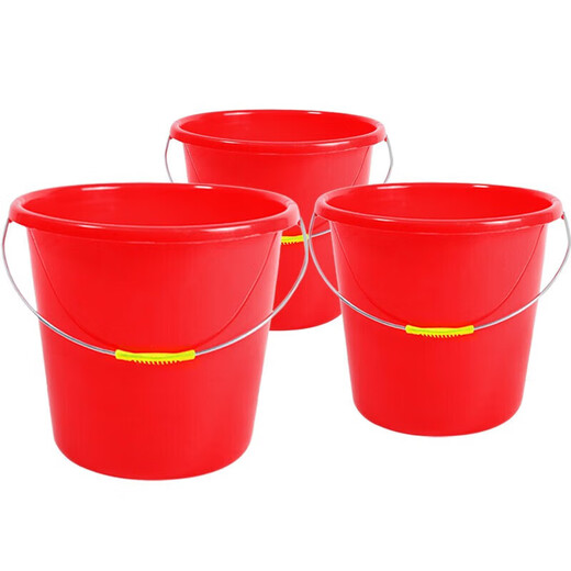 Loro Red multi-functional water lifting bucket Property cleaning bucket 10L without cover
