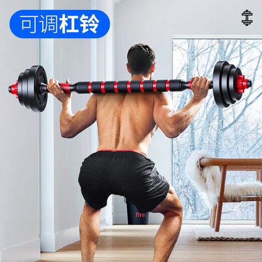 Zhuopai Dumbbell Men's and Women's Fitness Equipment Home Arm Muscle Training Adjustable Weight Barbell Set Combination Adjustable Dumbbell-10kg