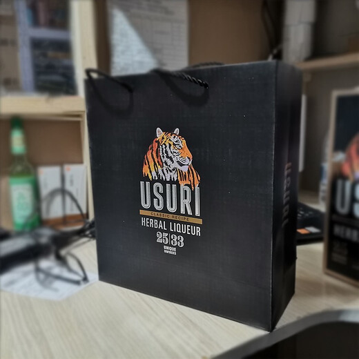 
USURI brand Russian tiger head wine original bottle imported Barizanmu foreign wine preparation wine 500mL 2 bottles Gift box (Kokumachi 1+Kashimachi 1)