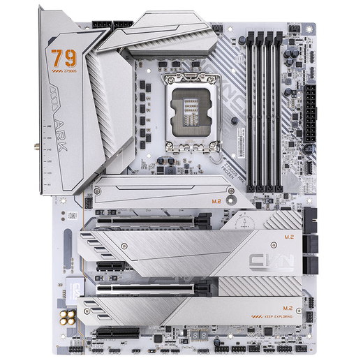 CVN coloré Z790D5 Ark Frozen V20 Ark DDR5 Mother Support Support 14900K / 14700K (Intel Z790 / LGA 1700)
