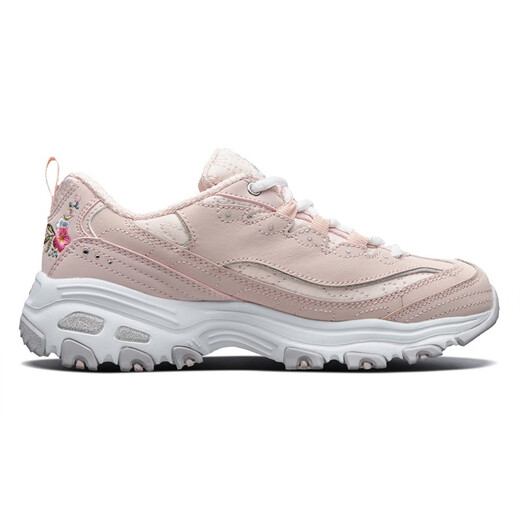 Skechers fafa shoes spring women's embroidered retro panda casual sports shoes for women 11977-ltpk light pink 35.5