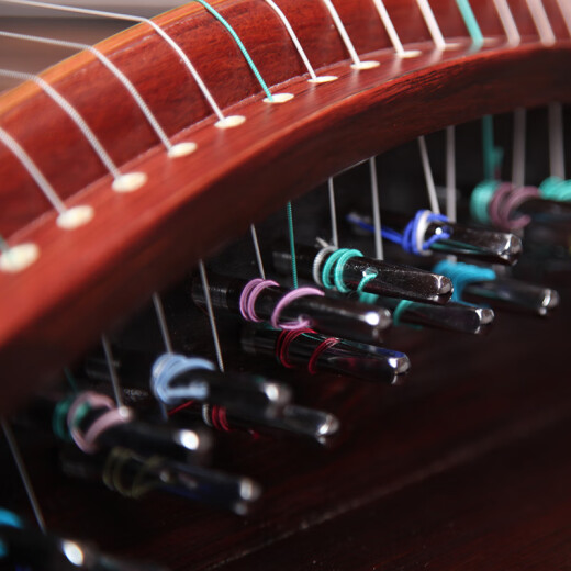Dunhuang Guzheng 694DQ Doble grúa chaoyang Caderas de clasificación para principiantes Instrumento musical introductorio de niños para adultos 694dq Doble grúa chaoyang (Dé accesorios completos de accesorios)