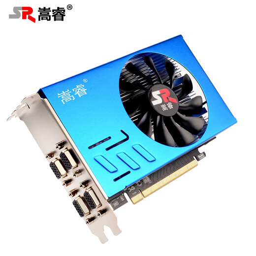 Songrui 4-Screen Stock Trading Graphics Card GTX1660S/1050TI/750TI/730 Multi-Screen-Grafikkarten Desktop 4-Graf-HDMI HD 4K Ein-Drag-Ein-Wege-Spleißdelikte-Split-Screet-Grafik-Karten-Grafik-Karten-Grafik-Karten-Grafikkarten-R7350 2G 4VGA Stock Trading Office Office Integration