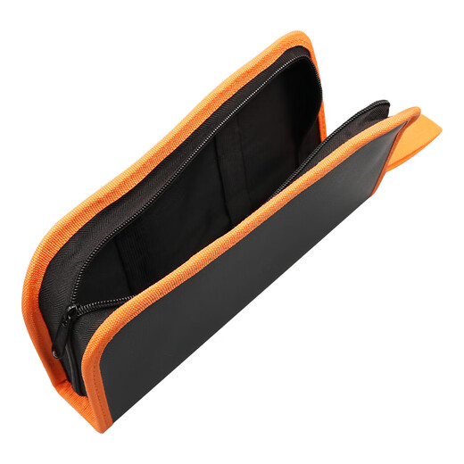 Guangqian (CNZGGQ) small empty soldering iron tool bag, electric soldering iron network cable pliers handbag, multi-functional repair wear-resistant portable electrician special PU tool bag, tool bag empty bag - does not contain any tools