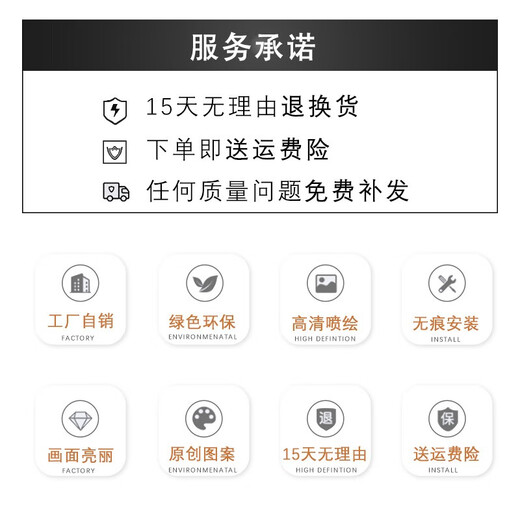 涵轩轻奢电表箱装饰画免打孔弱电源配电箱遮挡挂画餐厅电闸盒开关盖板 G1695 70*50cm(遮挡60*40)液压黑框
