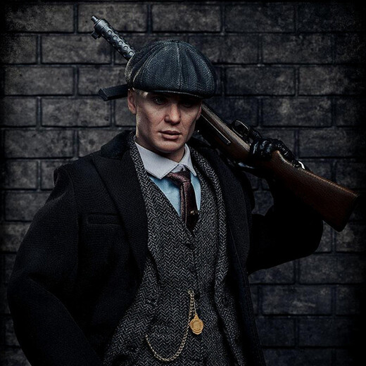 Qizi Groom (QianziJiaomei) Gángster Bloody Gangster Wool Octopus Hat Men's Razor Party Inglés Bereta Retro Periódico Literario Histio Moda Pintor de moda Negro 55-58