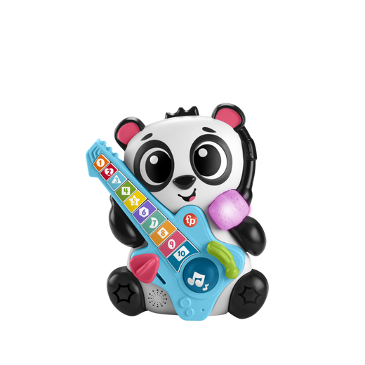 费雪（Fisher-Price）生日礼物数字颜色学习早教玩具-智趣乐队数字乐手熊猫JFK45