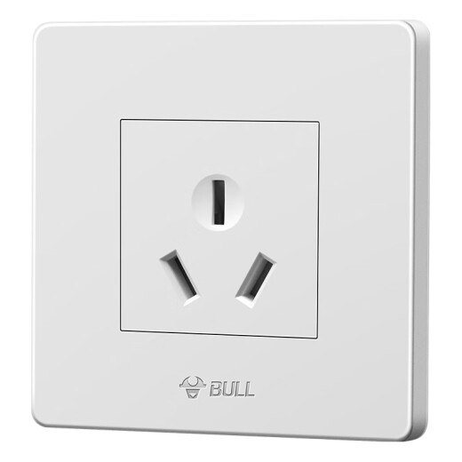 BULL wall socket G07 series 16A high-power three-hole air conditioning socket 86 type panel G07Z104 white concealed installation