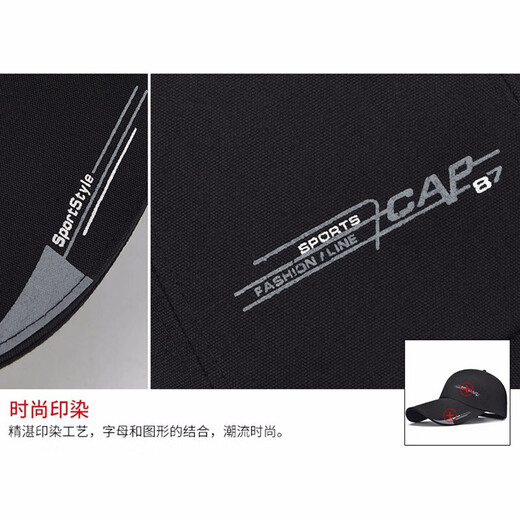 Pengjing men's sun protection baseball cap Korean style casual trendy outdoor autumn and winter middle-aged peaked cap summer sports fishing cap khaki