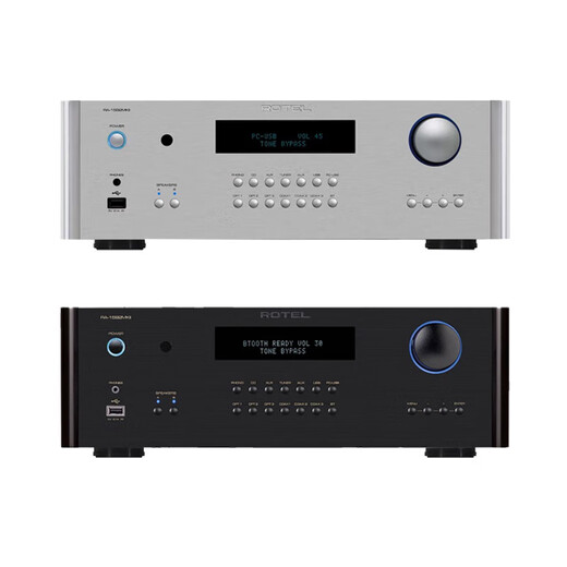 ROTEL路遥功放 RA-1592MKII 音响 hifi高保真 功放 立体声合并式功率放大器 PC-USB/蓝牙/平衡输入 黑