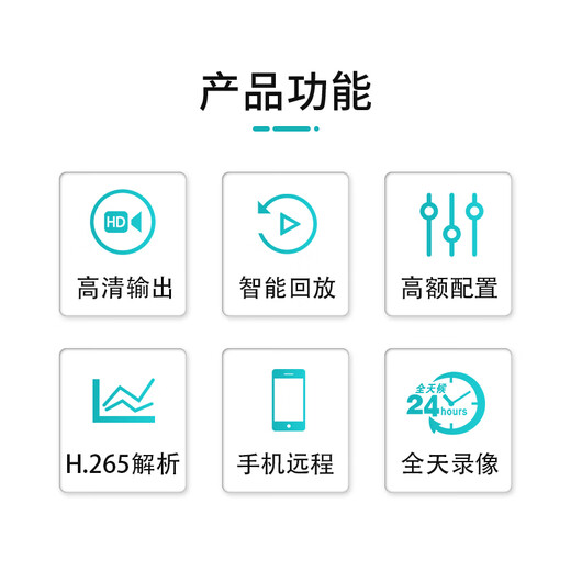 HIKVISION Hikvision видеорегистратор с жестким диском, мониторинг хоста NVR, 4-сторонний слот для диска высокой четкости, поддержка жесткого диска 6T, пульт дистанционного управления для мобильного телефона DS-7804N-F1