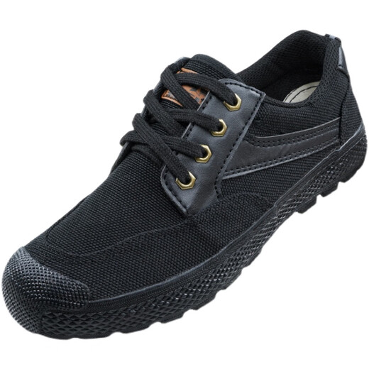 3531 zapatos de liberación negros de corte bajo para hombres, zapatos de senderismo antiolor de lino, zapatos de lona para trabajadores migrantes, zapatos de protección laboral antideslizantes para obras de construcción, zapatos de granja, zapatos negros bajos de entrenamiento de combate 39