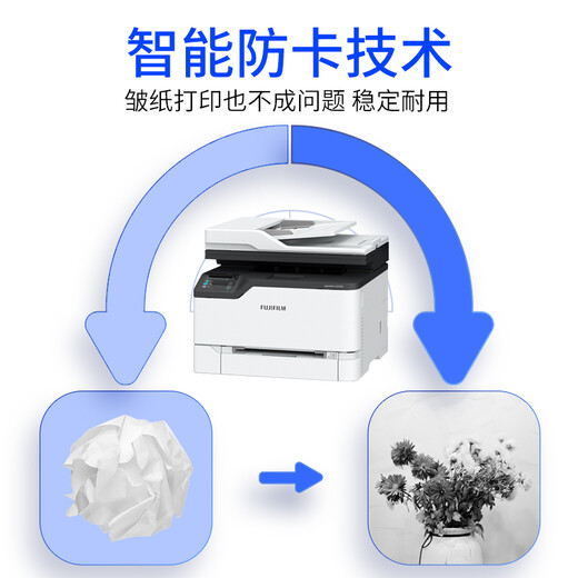 Fujifilm (FUJI FILM) APC2410SD color double-sided printer C2410 wireless printer A4 color laser copy printing and scanning multi-function machine APC2410SD wireless color all-in-one machine (24 pages/minute) Standard printing and copy scanning fax