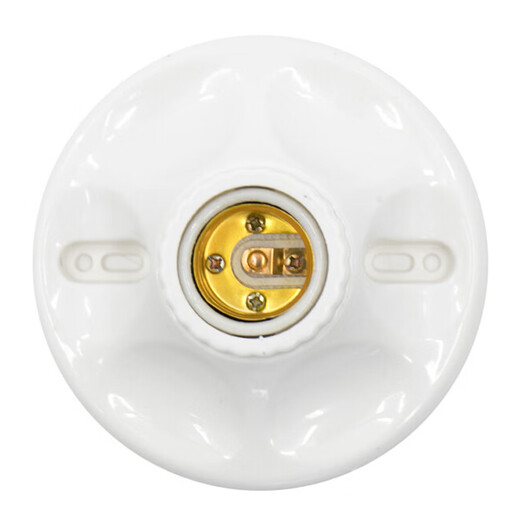 Jinguluo KCAA-287 Beijing and warehouse delivery E27 screw socket high temperature resistant ceramic liner large base lamp holder 3 pcs