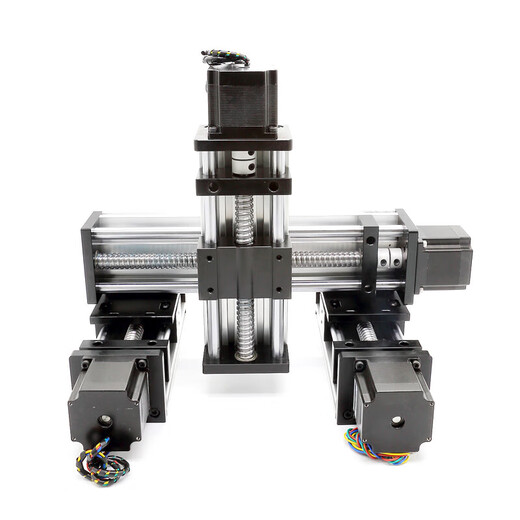 Linear Slide Module Set Ball Screw Small Cross Lift 57 Stepper Motor Drive Controller Electric Control Box +03A Set 700mm