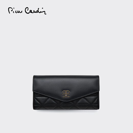 Pier Cardin Bag Damenbeutel Brieftasche Cowhide Langes Geldbeutel High-End-Modeticket Clip einfach