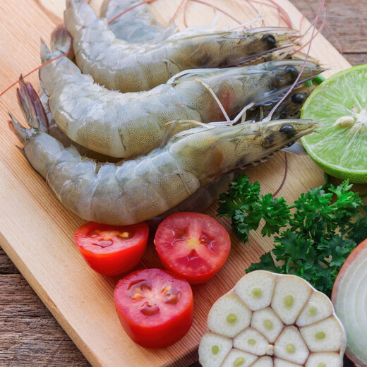 Jingdong Supermarket Overseas Direct Procurement Super Large Ecuadorian White Shrimp 3Jin Jin equal to 0.5kg (20/30Specifications) 30-45 pieces/box Hot Pot Prawns