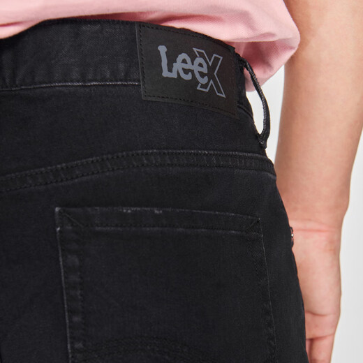 LEE25 PRODUCTO NUEVO PRIMA Y SUMER 723 Slim Mid-Waist recto Nostalgico Retro Retro y Jeans Menores Tendencia A08107 Negro y gris 31