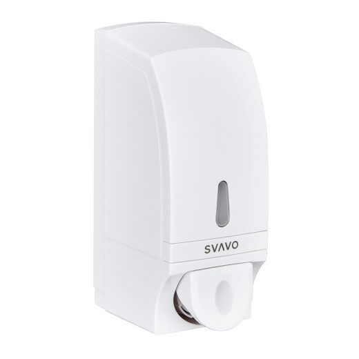 瑞沃（SVAVO）泡沫皂液器免打孔洗手液盒酒店卫生间手动泡沫机壁挂洗手液起泡机 肯德基同款 白色泡沫款 700ml V830