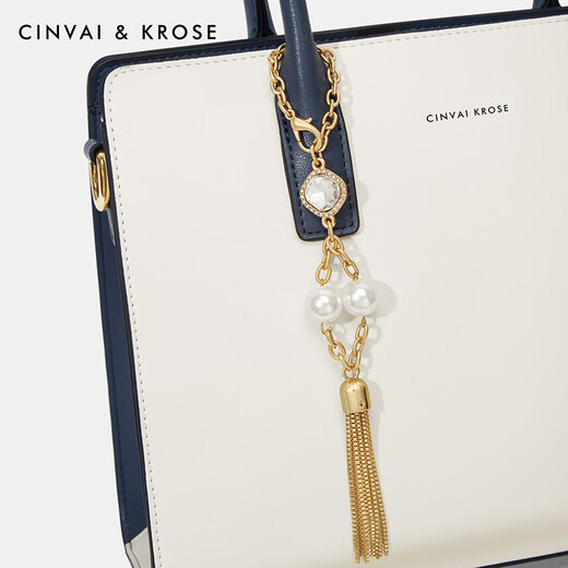 CinvaiKrose bag women's bag handbag women's bag brand new 2026 high-end light luxury mother bag birthday gift off-white CK women's bag birthday gift for wife