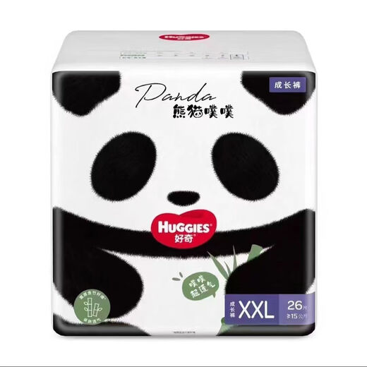 好奇（Cocchi）熊猫噗噗纸尿裤拉拉裤婴儿夏季透气超薄纸尿裤宝宝绵柔尿不湿 好奇熊猫噗噗拉拉裤XL号30片 剪码发货