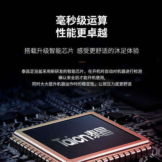 Taicn Footbath Bath Foot Bucket Healthy Massage Roller Heated Foot Wash Constant Temperature Cold Protection Anti-leakage Household B5 TC-08EJ8B5