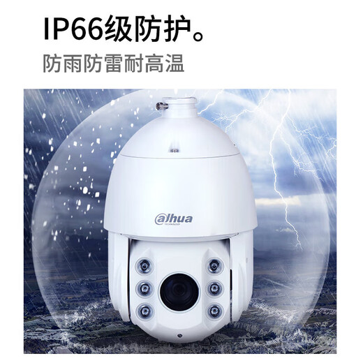 dahua Dahua camera 360-degree no dead angle with night vision surveillance camera Optical zoom 4K ultra-clear face detection ball machine Night vision 150-meter camera outdoor waterproof DH-SD6223-D2-i [2 million 23x zoom]