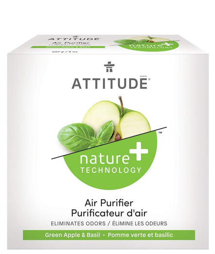 ATTITUDE activated carbon air purifying deodorant green apple basil fragrance long lasting 6 weeks