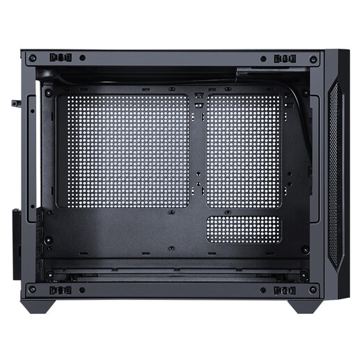 先马（SAMA）趣造air黑色 游戏办公桌面主机小机箱 三面网孔散热/易拆结构/支持matx主板ATX电源/双U3/顶部防尘