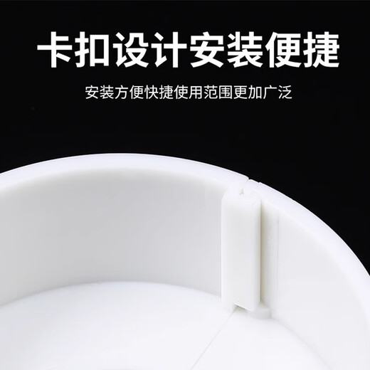 KAILEPU angle valve decorative cover shower shower mixing valve ugly cover bathroom faucet water pipe beautification blocking decorative artifact silver-10mm high