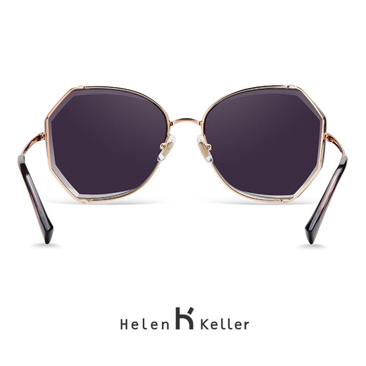 HELEN KELLER (HELEN KELLER) Chinese Valentine's Day Gift Sunglasses Women's Polarized High-level Sunscreen Sunglasses UV Anti-Ultraviolet Sunglasses Women 8826 Pink/Gray Gift Box (Not delivery in Beijing warehouse, note color)