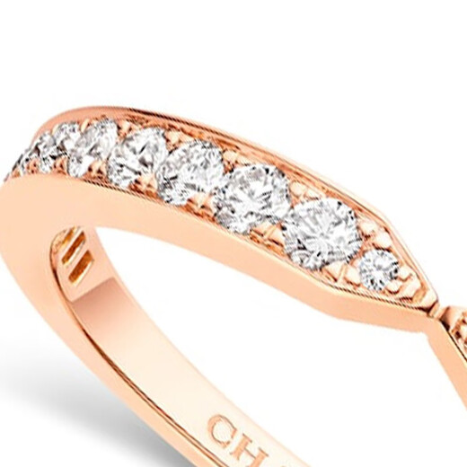CHAUMET buyer purchasing TRIOMPHE DE CHAUMET Coronation Love Series Pair of Rings Wedding Ring Full Diamond 2.5mm 18K Rose Gold 083145 53