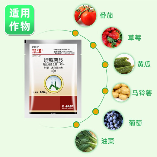 BASF Kaiser Boscalid grape strawberry tomato cucumber sclerotinia early blight gray mold pesticide fungicide 12g