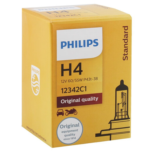 Philips (Philips) Кварцевая лампа с добавленной стоимостью H4 12342 Фары автомобильных лампочек с высокой лучевой лампой с высокой луче