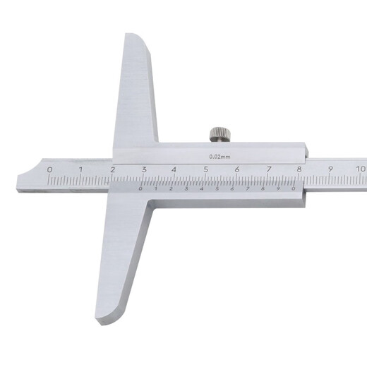 Shanggong Depth Vernier Caliper 0-300mm Graduation Value 0.02 Stainless Steel Depth Gauge Vernier Caliper High Precision