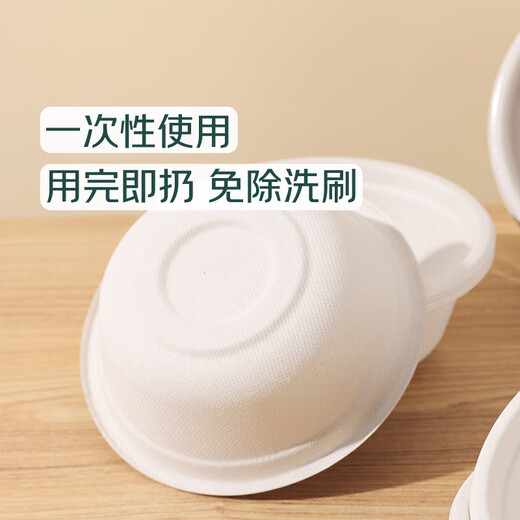 Disposable dinner bowls 500ml 20 pieces