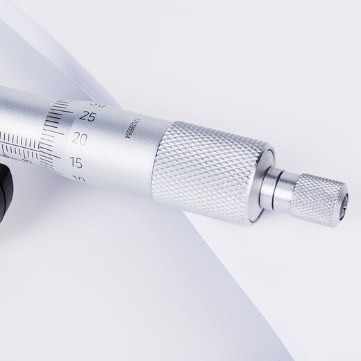 Northwest Qingliang wall thickness micrometer thin column waist drum type measuring head ABCDEF mechanical scale model 0.01mm 200-71-100/A type 0-25mm