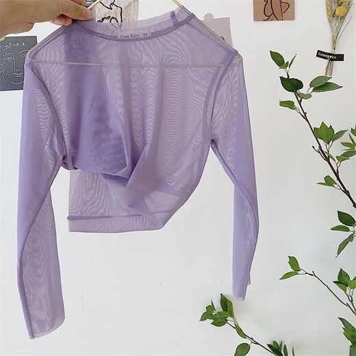 XIAOMIMAO2024 summer new style children's and girls' ice silk sunscreen bottoming shirt thin, medium and large children's mesh t-shirt air-conditioning shirt trendy white 110